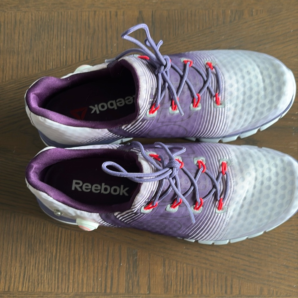 Reebok ZPump Fusion W V66479 runnning shoes violet multicolored